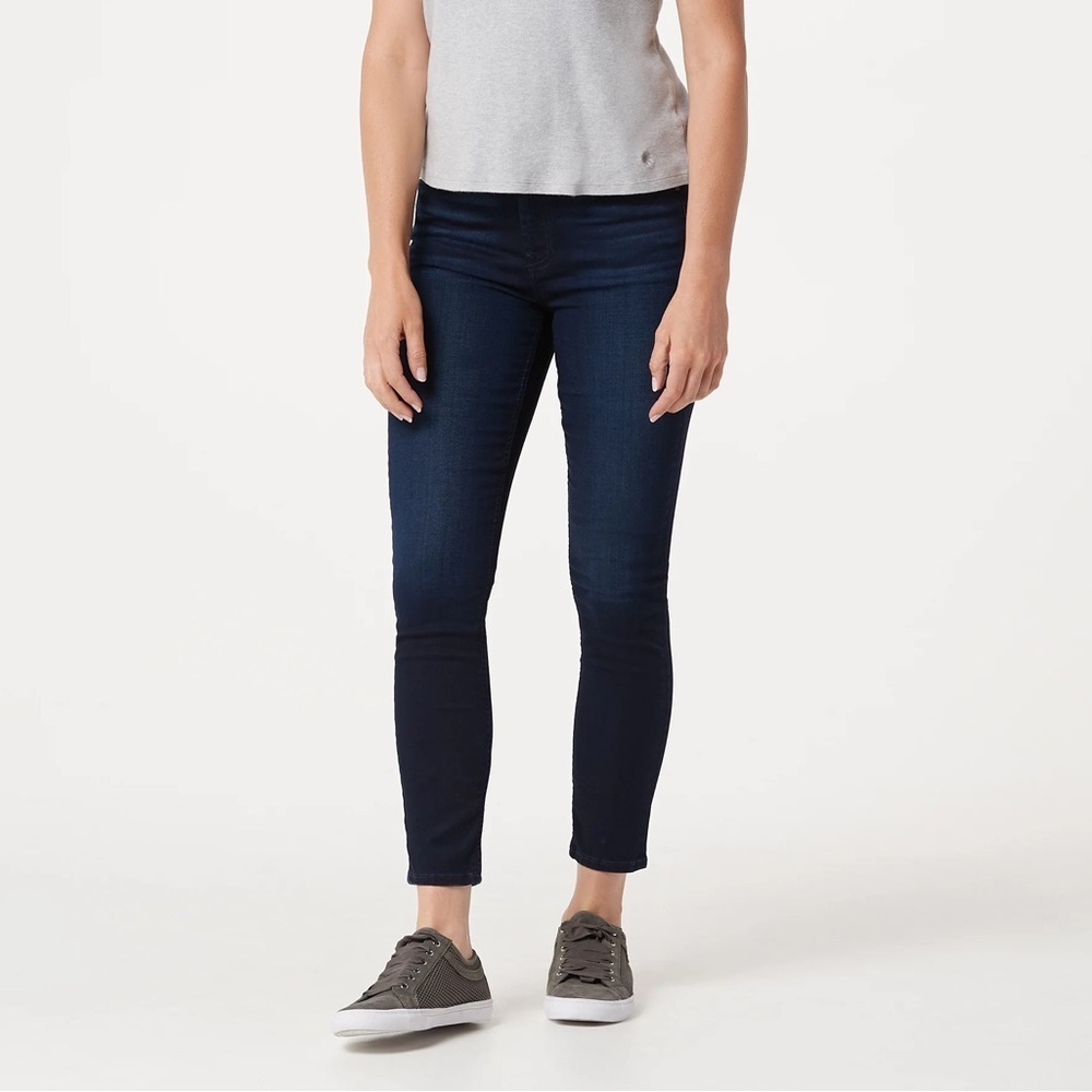JEN 7 By 7 For All Mankind Women 8 Dark Wash Denim Stretch Legging Ankle Jeans